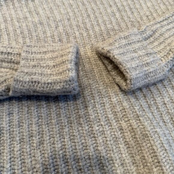 Anthropologie Maeve Athena Cowl Neck Cropped Sweater Grey Blend Size XS - Picture 7 of 7